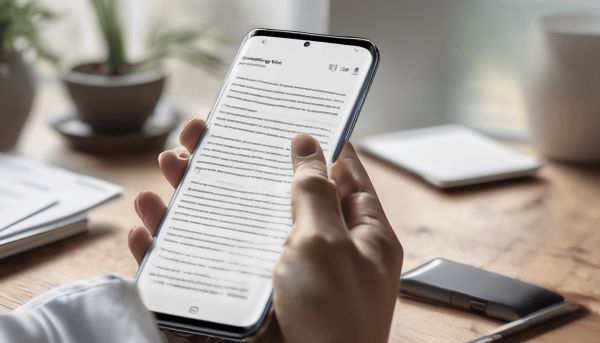 Numérisation de document sur Android : astuces pour Samsung